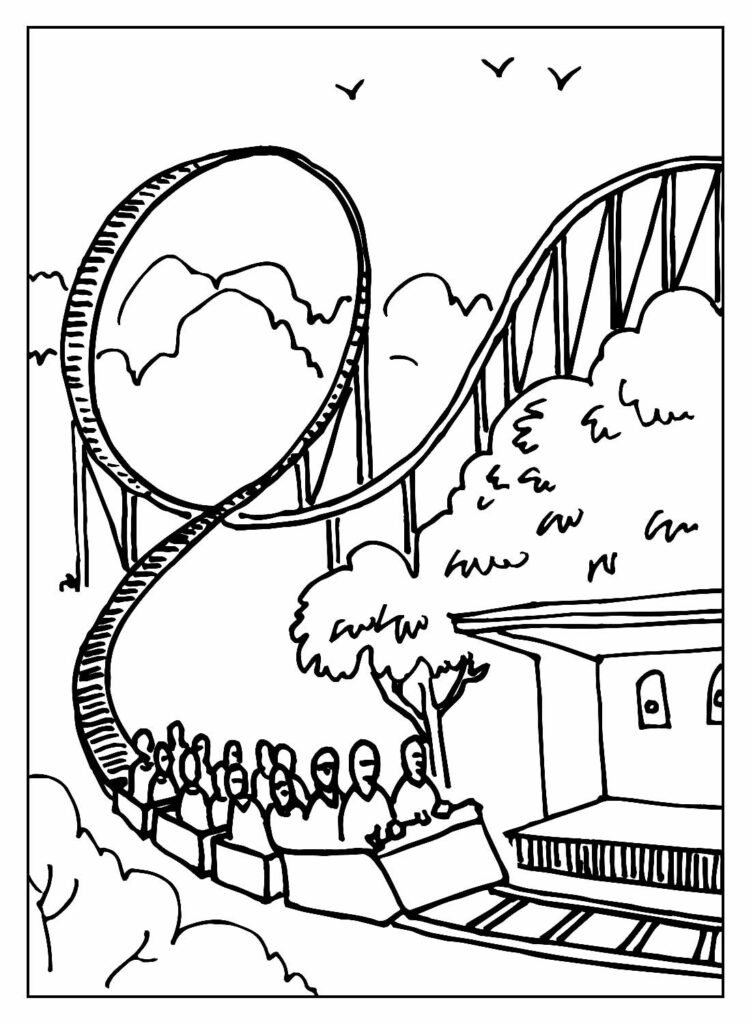 desenhos de parque de diversoes capa 7