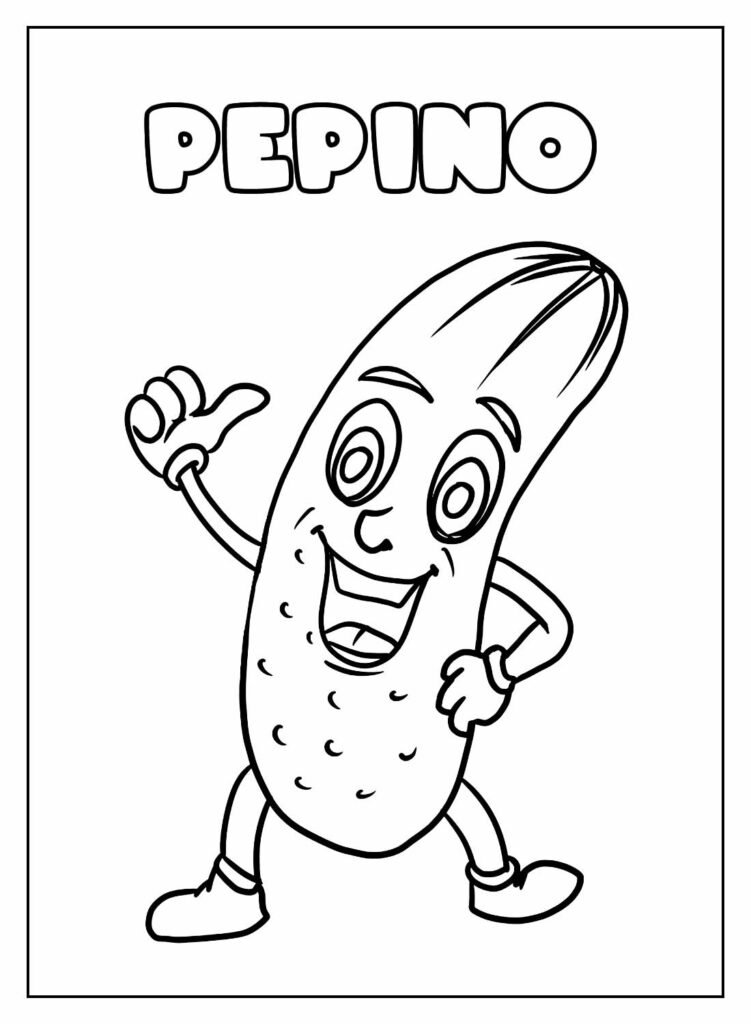 desenhos de pepino para colorir 10