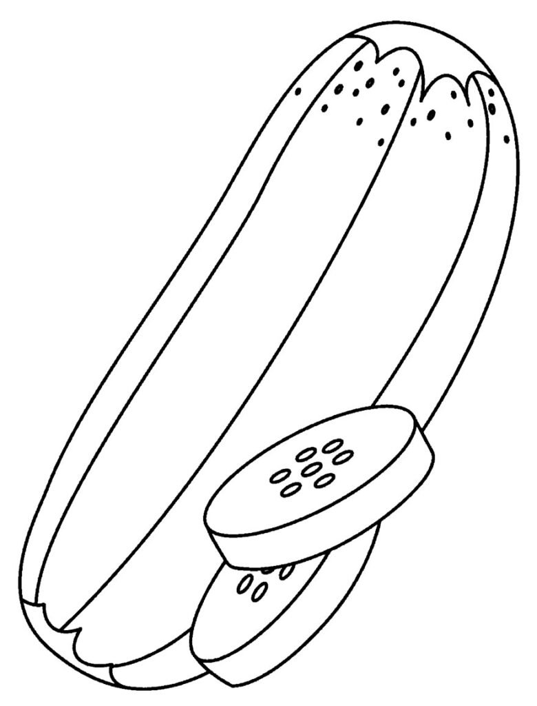 desenhos de pepino para colorir 14