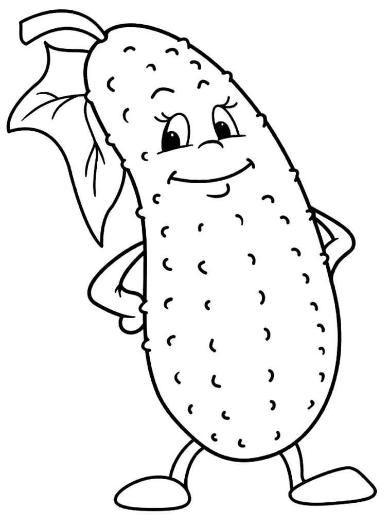 desenhos de pepino para colorir 18