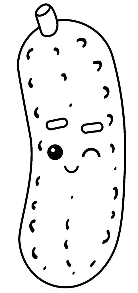 desenhos de pepino para colorir 24