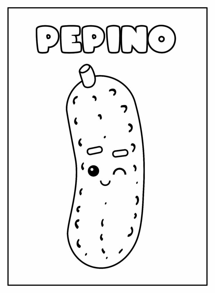desenhos de pepino para colorir 25