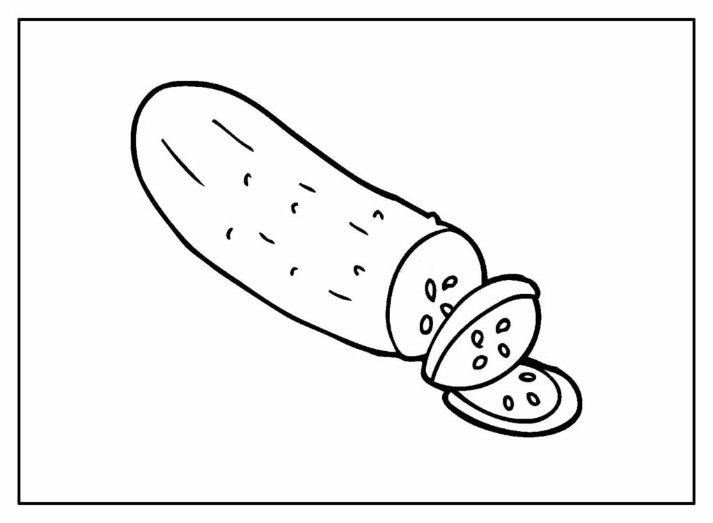 desenhos de pepino para colorir 4