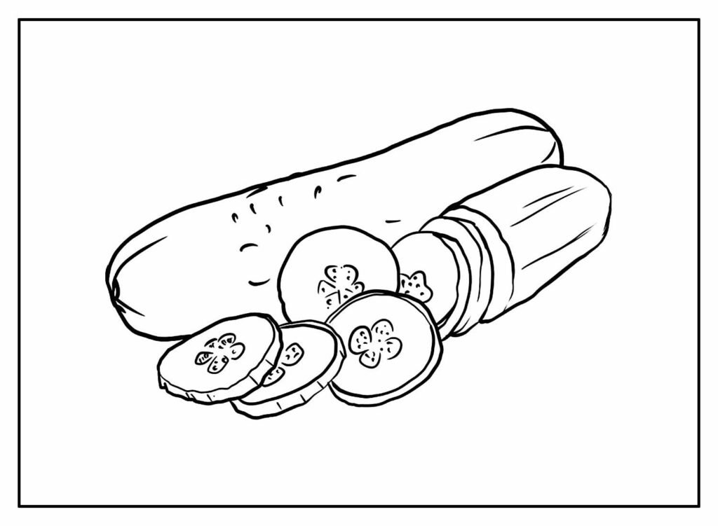 desenhos de pepino para colorir 5 desenhos de pepino para colorir 5