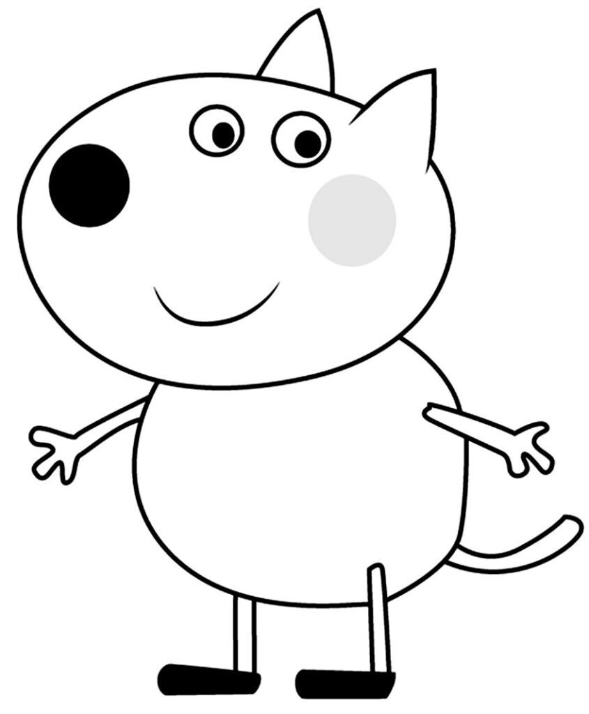 desenhos de peppa pig para colorir 1100