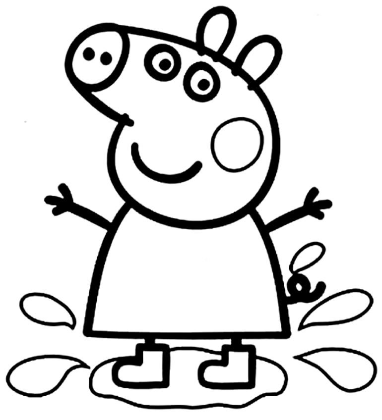 desenhos de peppa pig para colorir 13