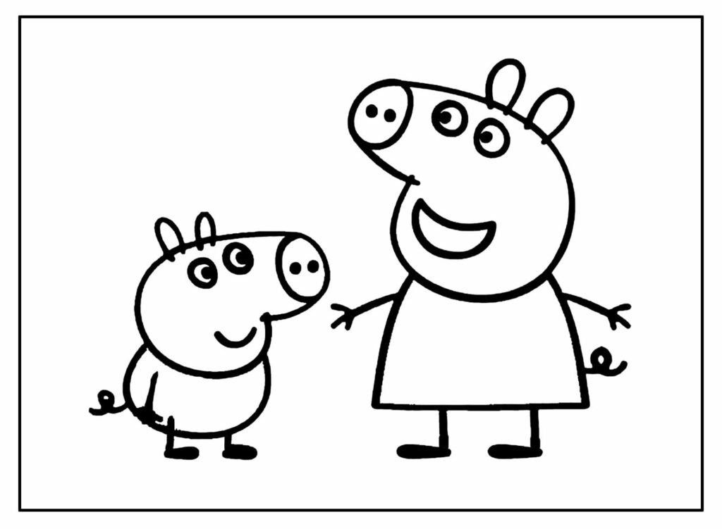 desenhos de peppa pig para colorir 19