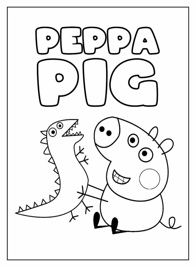 desenhos de peppa pig para colorir 28
