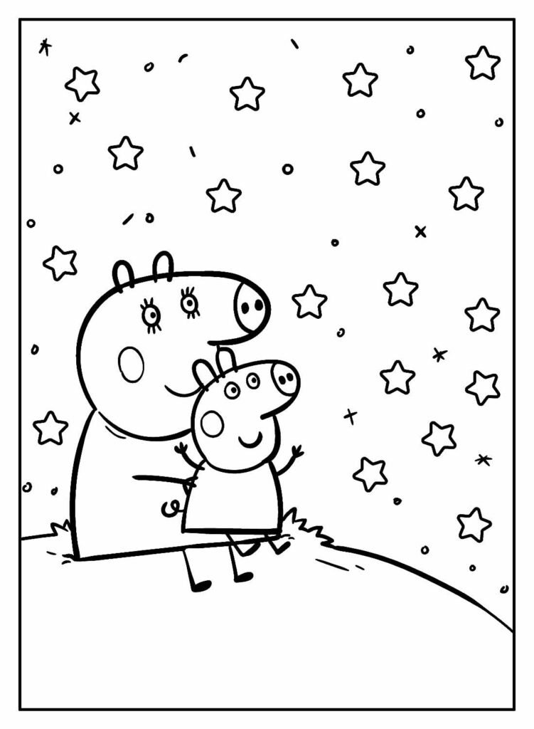 desenhos de peppa pig para colorir 34