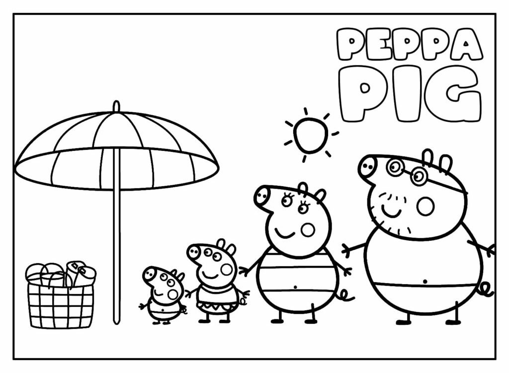 desenhos de peppa pig para colorir 38
