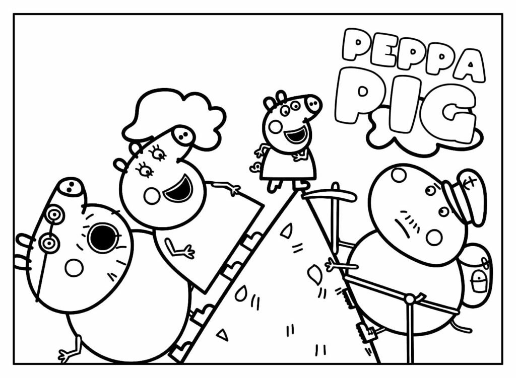 desenhos de peppa pig para colorir 42
