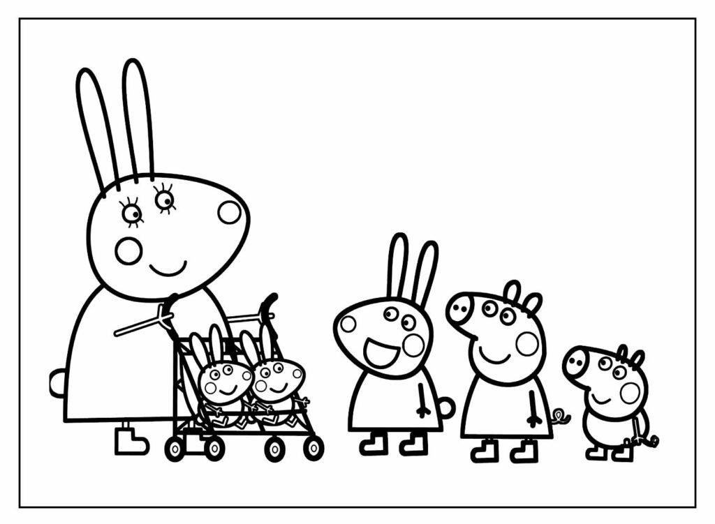 desenhos de peppa pig para colorir 6 1