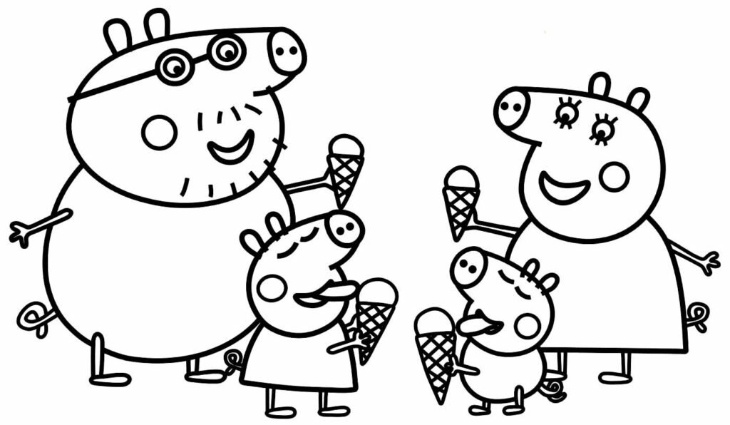 desenhos de peppa pig para colorir 9
