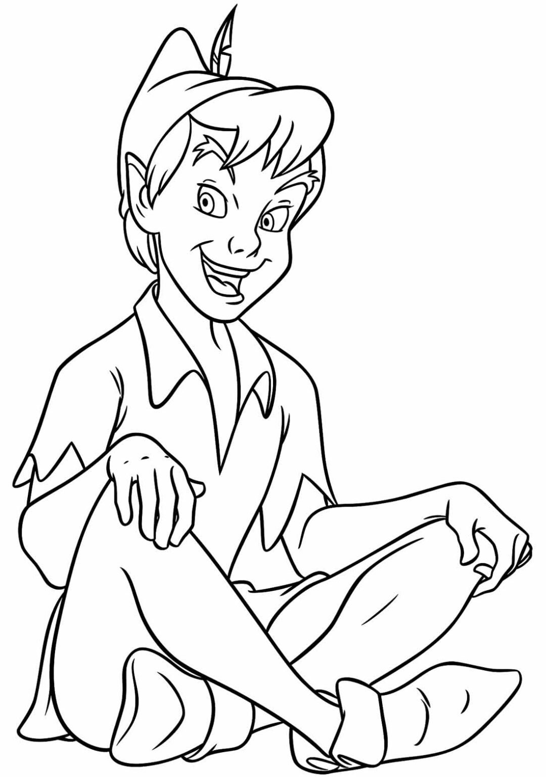 Desenhos do Peter Pan para Colorir e Imprimir - Aprender a Desenhar