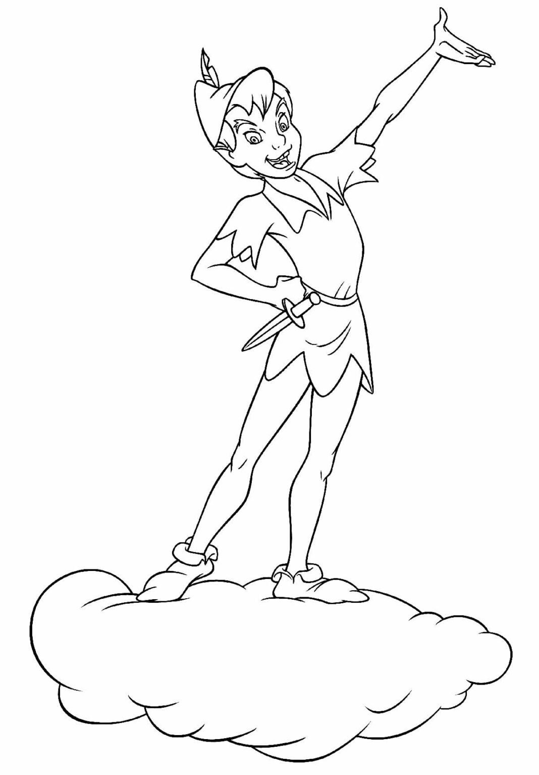 Desenhos do Peter Pan para Colorir e Imprimir - Aprender a Desenhar