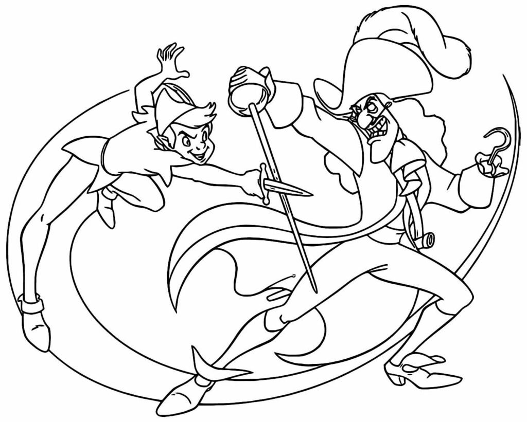 desenhos de peter pan para colorir 21