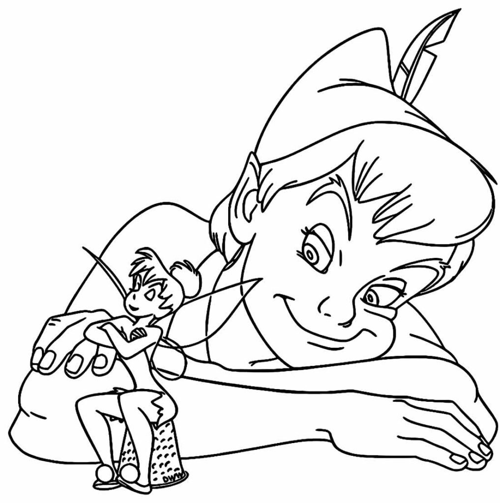 desenhos de peter pan para colorir 8