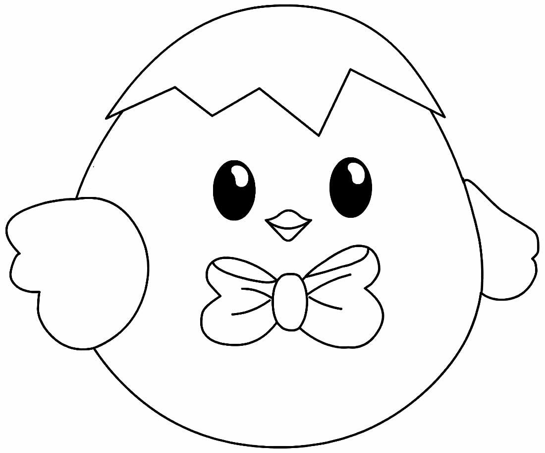 Desenhos de Pintinhos para Colorir e Imprimir - Aprender a Desenhar