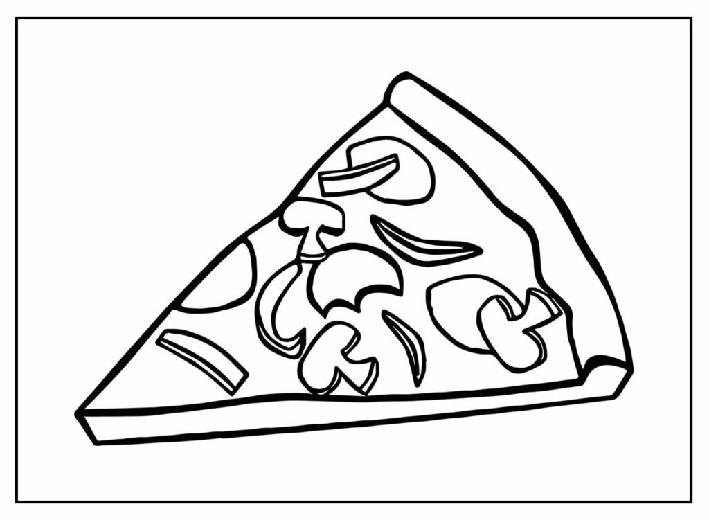 desenhos de pizza para colorir 16