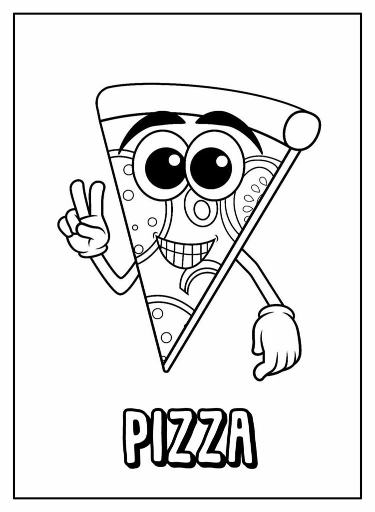 desenhos de pizza para colorir 25