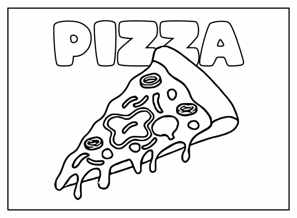 desenhos de pizza para colorir 26