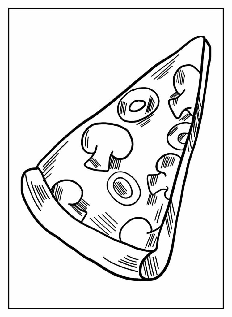 desenhos de pizza para colorir 34