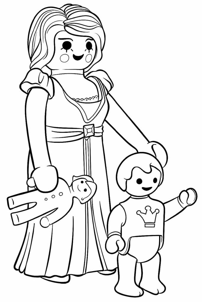 desenhos de playmobil para colorir 15