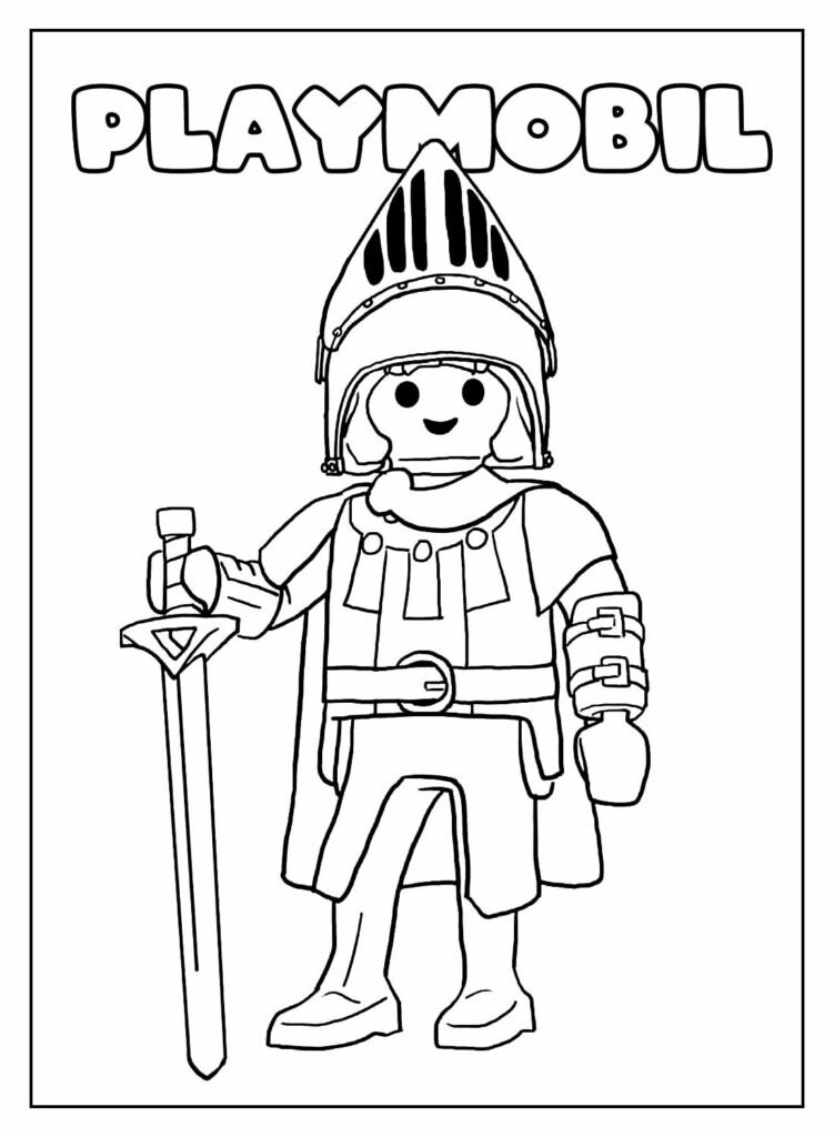 desenhos de playmobil para colorir 23