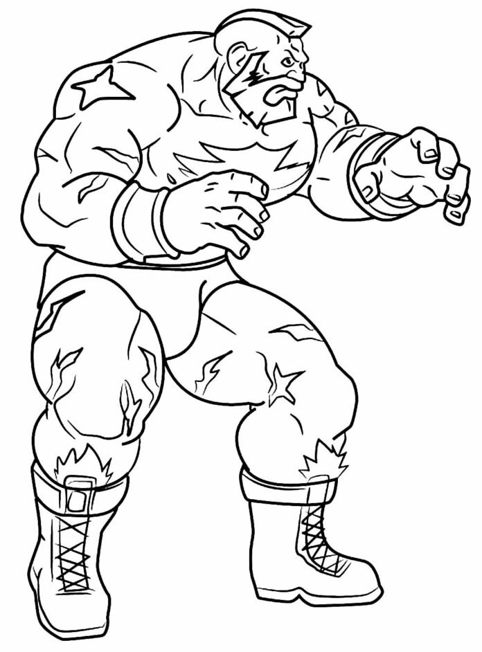 Desenhos de Street Fighter para Colorir e Imprimir - Aprender a Desenhar