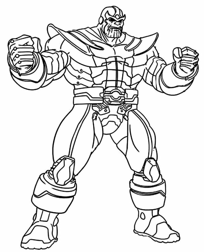 desenhos de thanos para colorir 1