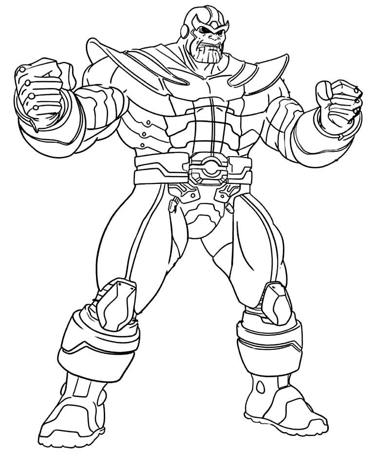 desenhos de thanos para colorir 100