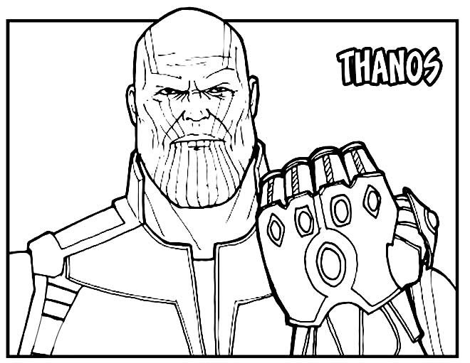 desenhos de thanos para colorir 1000