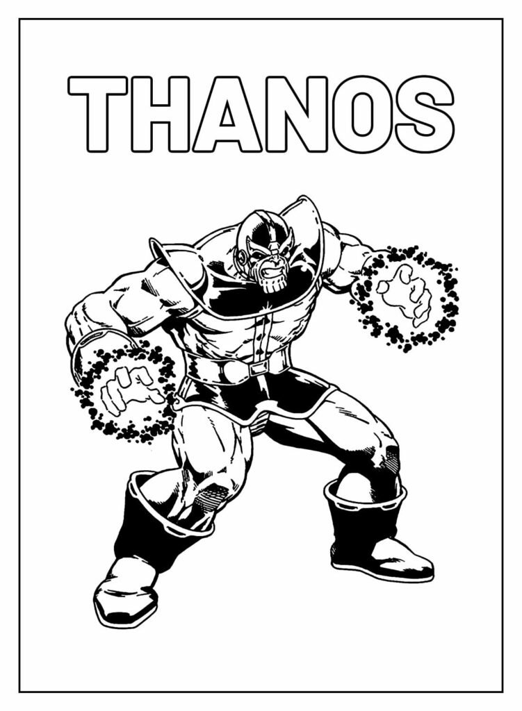desenhos de thanos para colorir 11 1