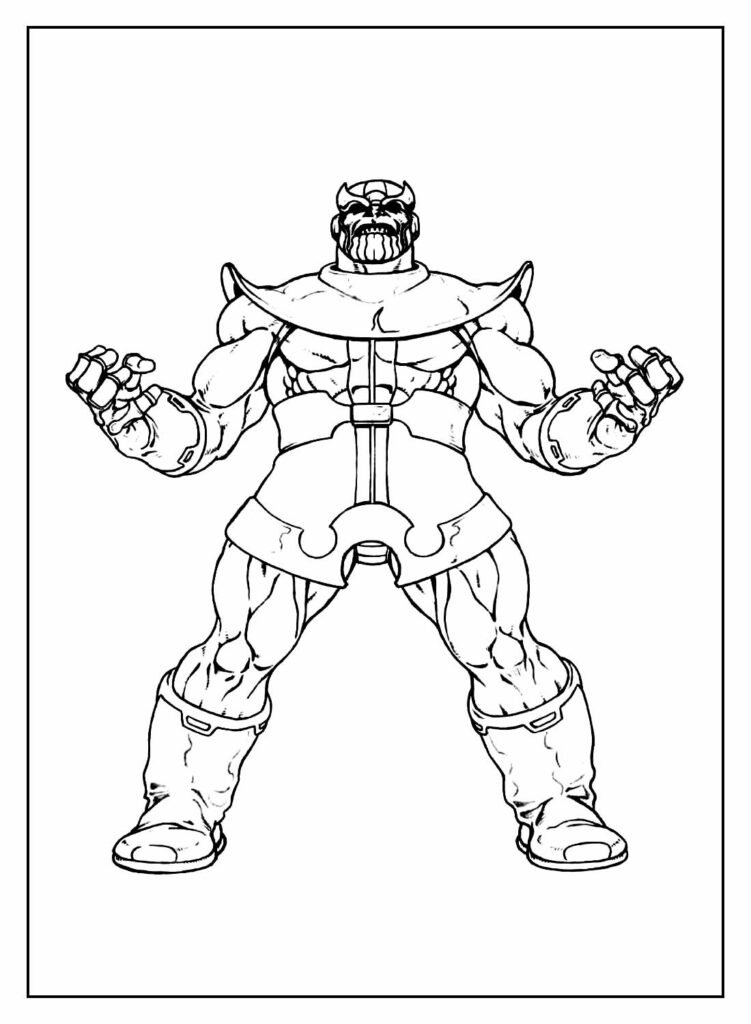 desenhos de thanos para colorir 13