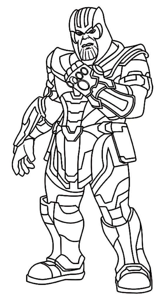desenhos de thanos para colorir 16