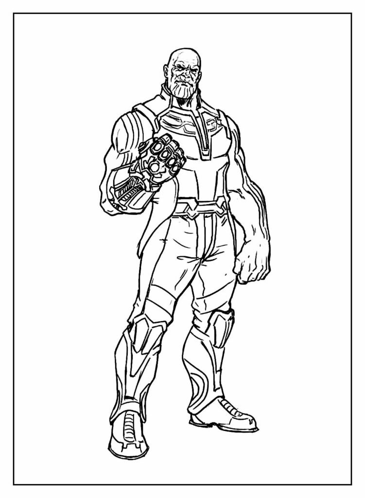 desenhos de thanos para colorir 18