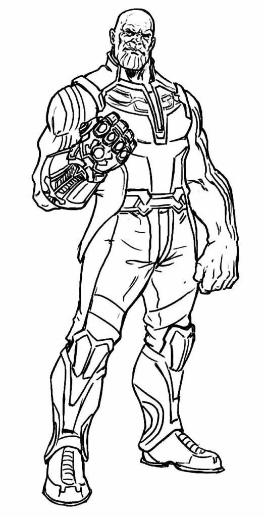 desenhos de thanos para colorir 19