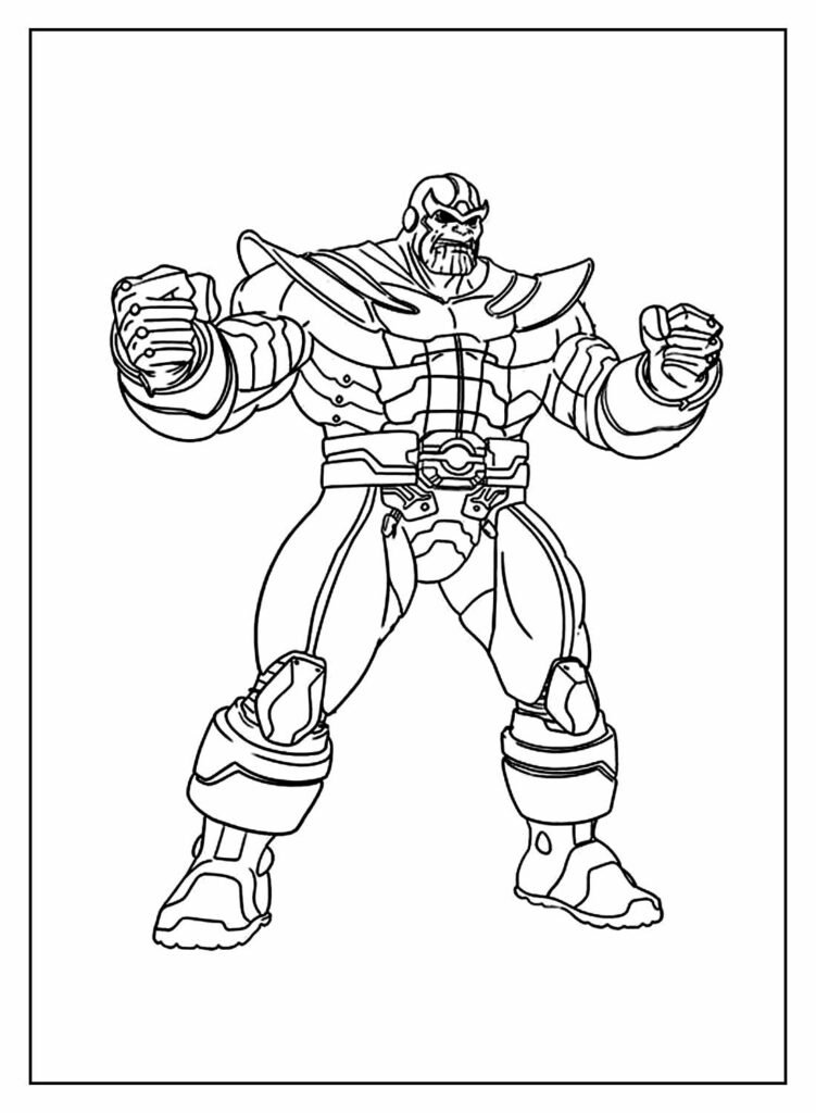 desenhos de thanos para colorir 2 1