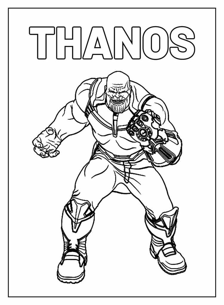 desenhos de thanos para colorir 22