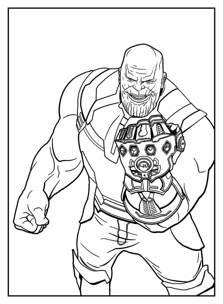 desenhos de thanos para colorir 24