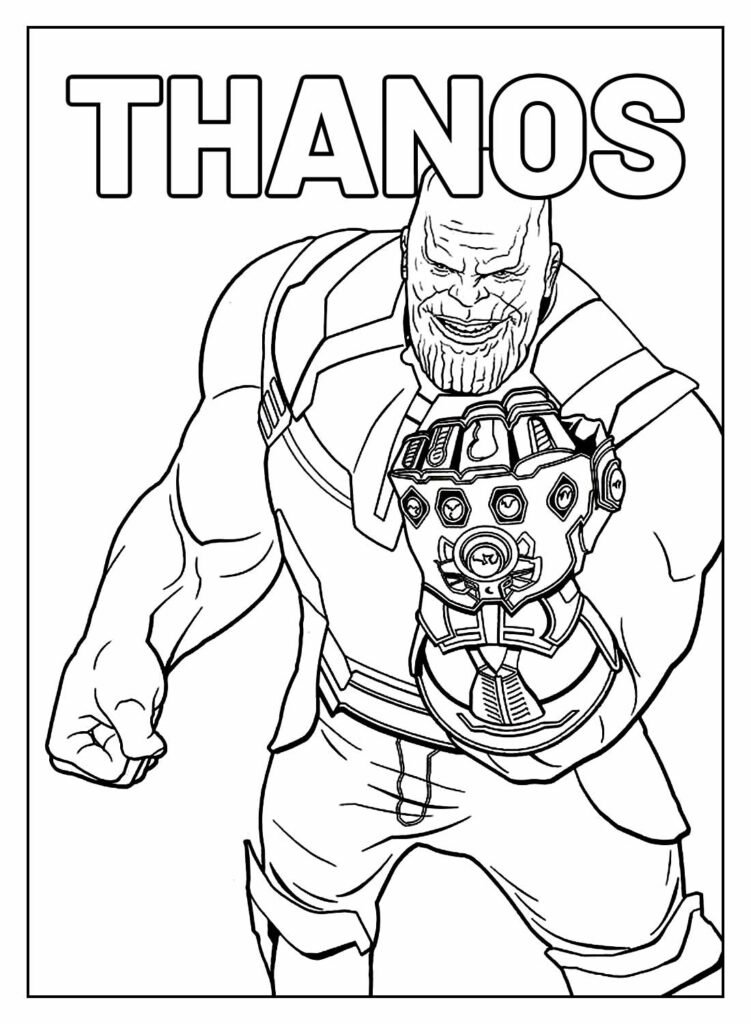 desenhos de thanos para colorir 25