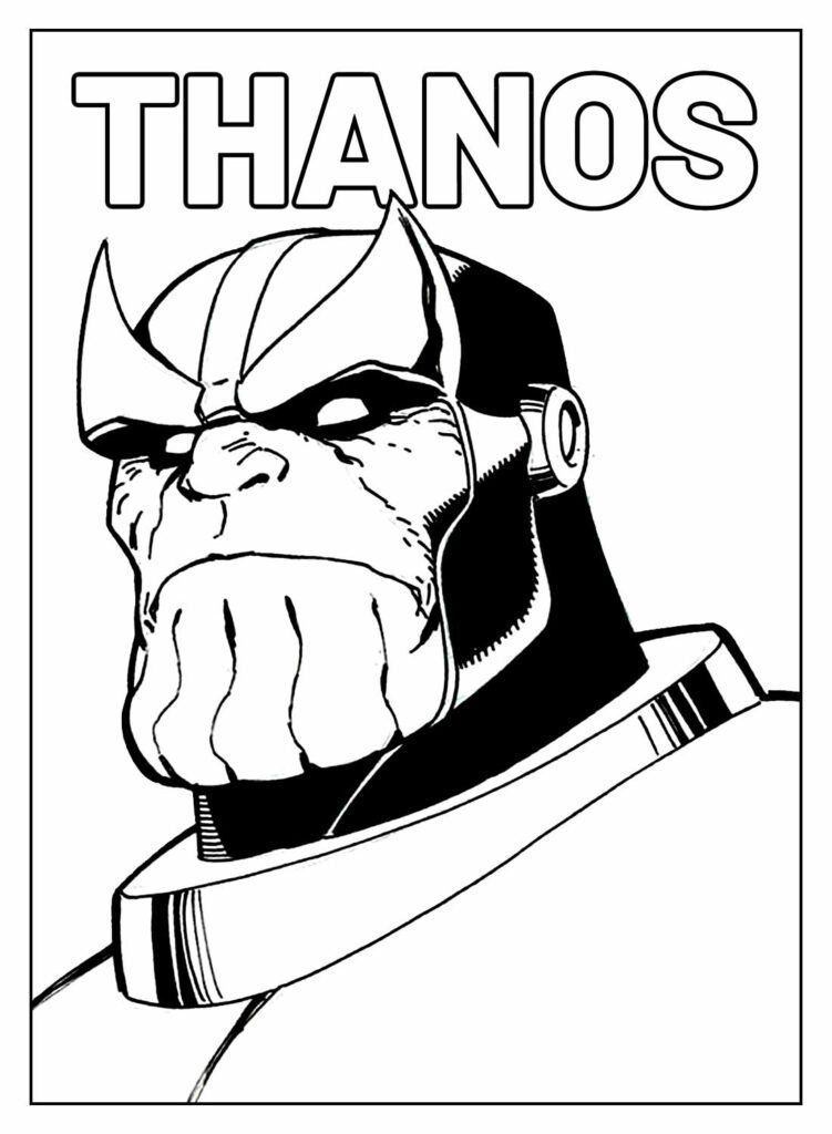 desenhos de thanos para colorir 34