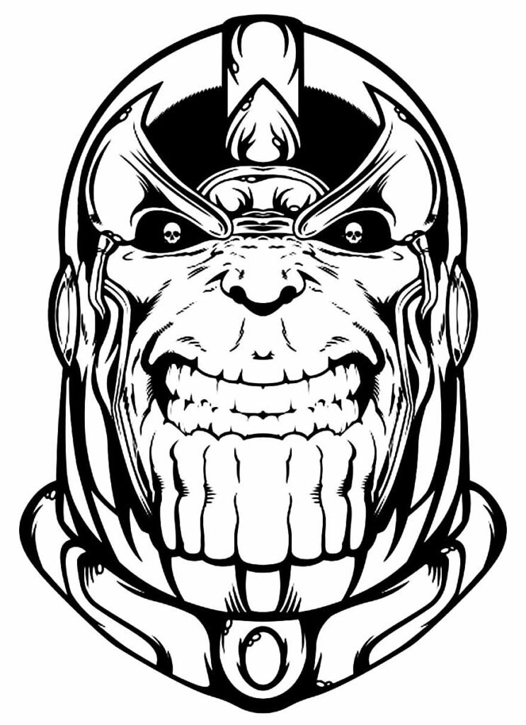 desenhos de thanos para colorir 38
