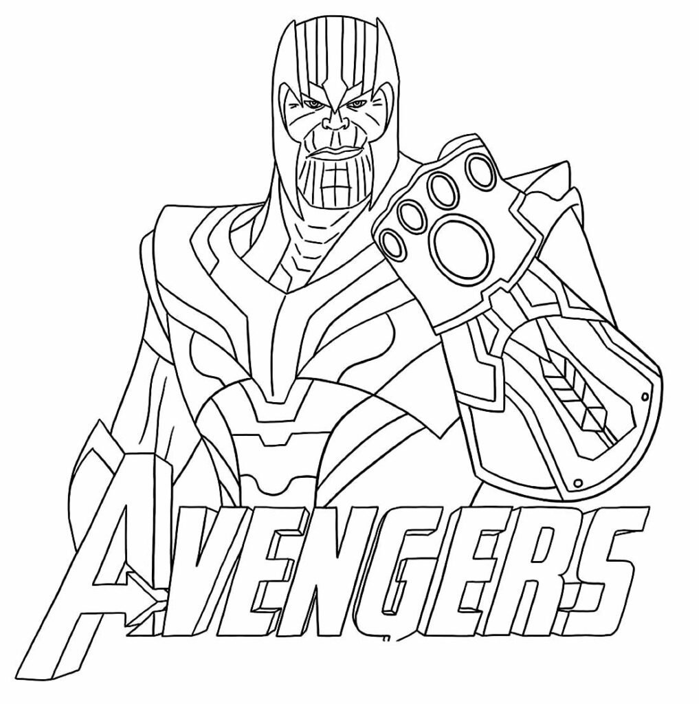 desenhos de thanos para colorir 4 1