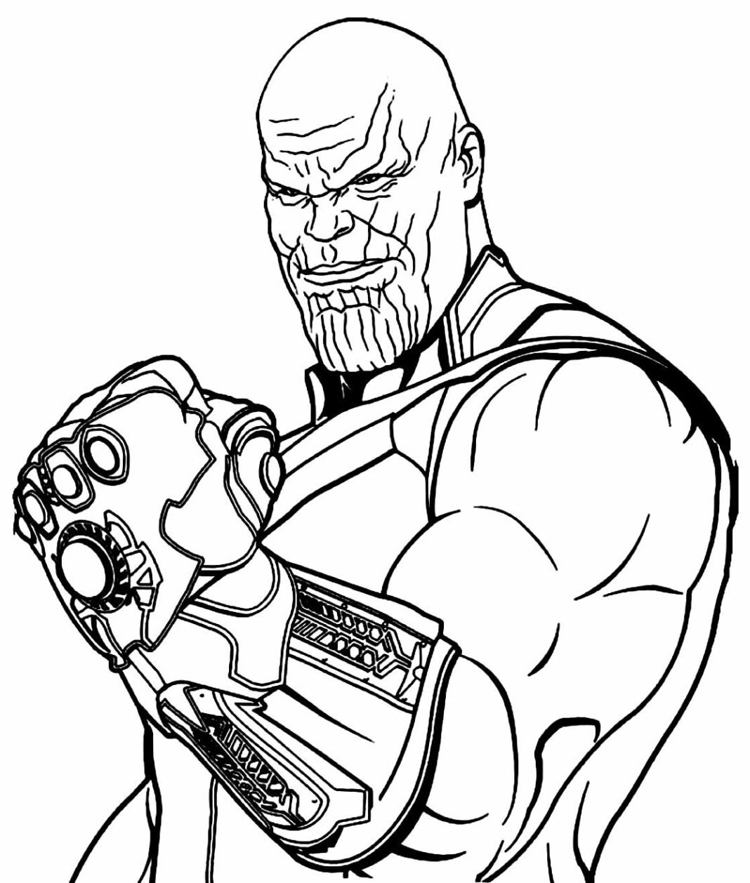 Desenhos de Thanos para Colorir e Imprimir - Aprender a Desenhar