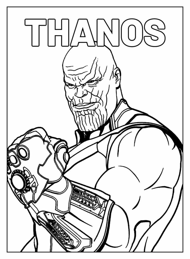 desenhos de thanos para colorir 9 1