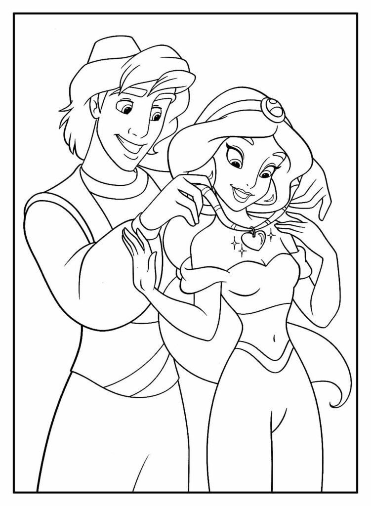 desenhos do aladdin para colorir 17