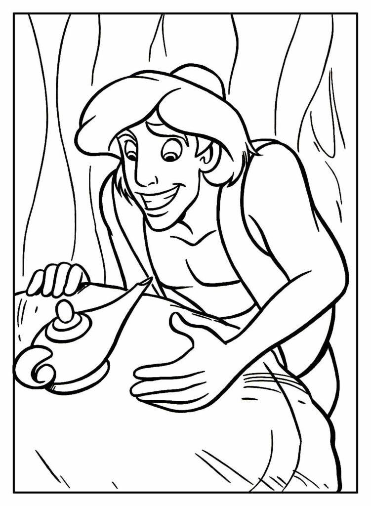 desenhos do aladdin para colorir 23