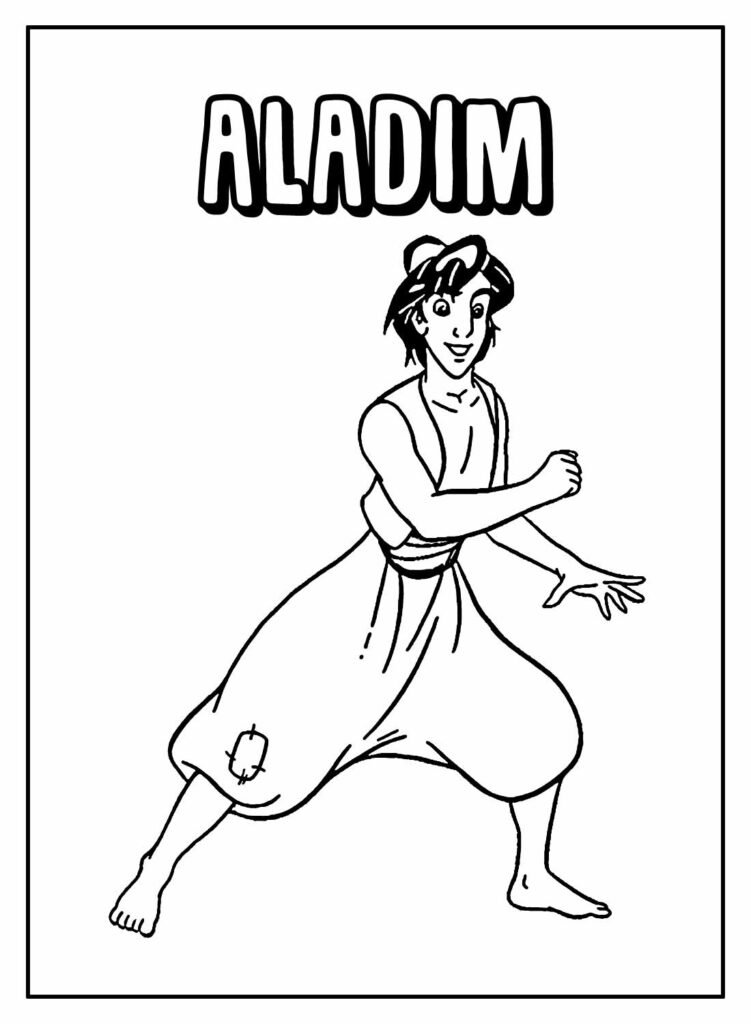 desenhos do aladdin para colorir 26
