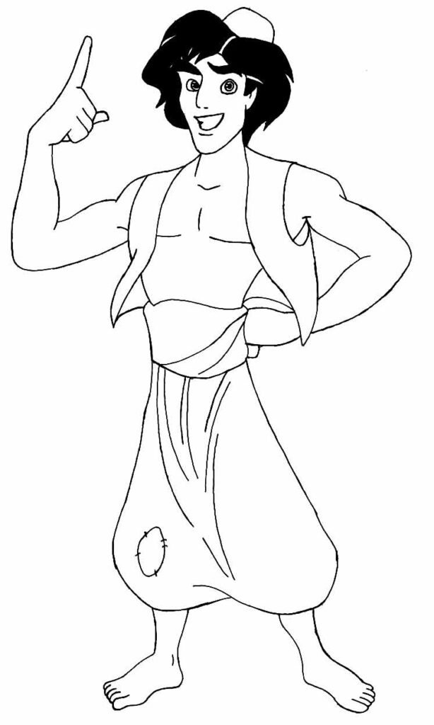 desenhos do aladdin para colorir 31